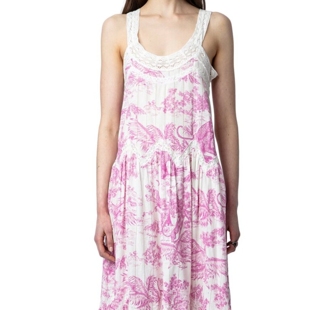 Zadig & Voltaire Recloud Maxi Dress - Toile de Jouy XS